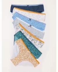 FatFace - Fatface 7 Pack Of Floral Stripe Classic Knickers - Lyst