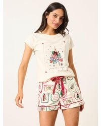 FatFace - Shelter Mouse Pyjama Shorts - Lyst