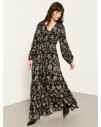 FatFace - Eden Jacquard Maxi Dress - Lyst
