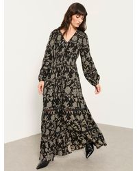 FatFace - Fatface Eden Jacquard Maxi Dress - Lyst