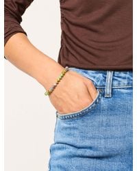 FatFace - T Bar Beaded Bracelet - Lyst