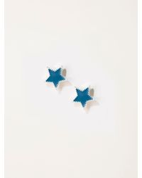 FatFace - Fatface Enamel Star Stud Earrings - Lyst