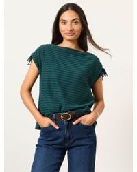 FatFace - Gabby Gathered Shoulder Detail Top - Lyst