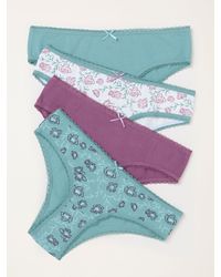 FatFace - Fatface 4 Pack/Multi Floral Brazillian Knickers - Lyst