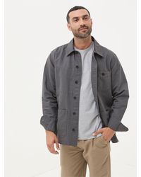 FatFace - Cotton Linen Worker Jacket - Lyst
