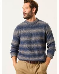 FatFace - Deanston Knitted Ombre Crew Neck Jumper - Lyst