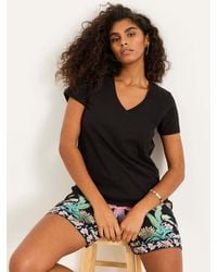 FatFace - Demi V Neck T Shirt - Lyst