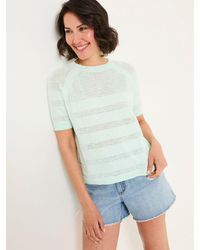 FatFace - Zandra Cotton Linen T Shirt - Lyst