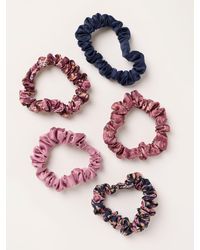 FatFace - Fatface 5 Pack/Multi Satin Scrucnhies - Lyst