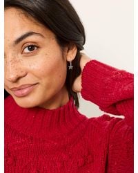 FatFace - Star Drop Earrings - Lyst