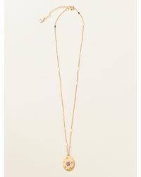 FatFace - Fatface February Birth Flower Necklace - Lyst