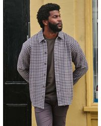 FatFace - Fatface Heath Long Sleeve Relaxed Fit Textured Gingham Shirt - Lyst