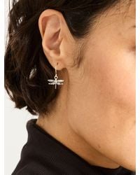 FatFace - Dragonfly Drop Earrings - Lyst