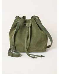 FatFace - Fatface Amelia 100% Suede Bucket Bag - Lyst