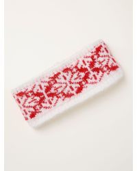 FatFace - Shelter Snowflake Fairisle Headband - Lyst