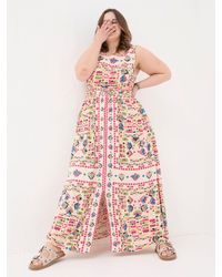 FatFace - Carmen Trail Marks Maxi Dress - Lyst