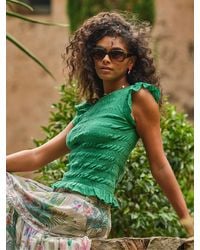 FatFace - Betty Shirred Top - Lyst