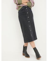 FatFace - Fatface Darna Denim Midi Skirt - Lyst