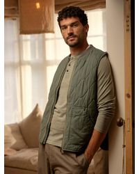 FatFace - Lambourn Quilted Gilet - Lyst