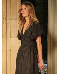 FatFace - Tabitha Regular Textured Midi Dress - Lyst