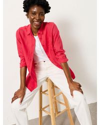 FatFace - Fatface Olivia Petite Linen Shirt - Lyst