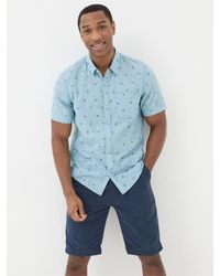FatFace - Fatface Short Sleeve Turtle Print Shirt - Lyst