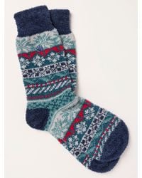 FatFace - Fatface Fairisle Fluffy Socks - Lyst