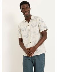 FatFace - Fatface Short Sleeve Seafood Print Shirt - Lyst