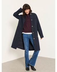 FatFace - Moons Petite Long Wool Coat - Lyst