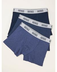 FatFace - 3 Pack Plain Boxers - Lyst
