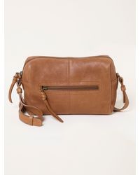 FatFace - Fatface Maya Chestnut Leather Crossbody Bag - Lyst