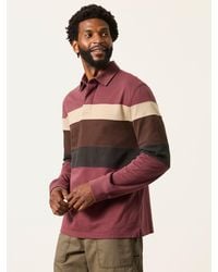 FatFace - Long Sleeve Chest Stripe Rugby - Lyst