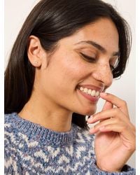 FatFace - Snowflake Stud Earrings - Lyst