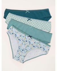 FatFace - Fatface 4 Pack Of Geo Floral Classic Knicker - Lyst