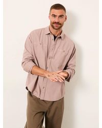FatFace - Fatface Long Sleeve Relaxed Fit Utility Shirt - Lyst