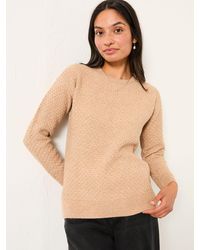 FatFace - Ella Textured Knitted Jumper - Lyst