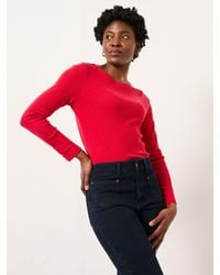 FatFace - Callie Long Sleeve Round Neck Top - Lyst