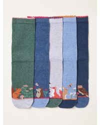 FatFace - 5 Pack Woodland Socks - Lyst