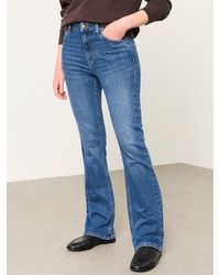 FatFace - Fatface Katrine Denim Dark Bootcut Jean - Lyst