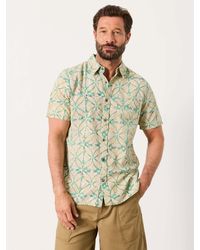 FatFace - Fatface Short Sleeve Indian Hand Printed Kalamkari Shirt - Lyst