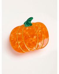FatFace - Fatface Halloween Pumpkin Claw Clip - Lyst