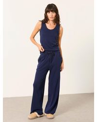 FatFace - 2 Piece Pointelle Long Pyjama Set - Lyst