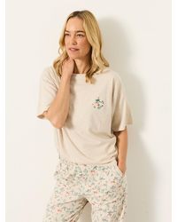 FatFace - Fox Print Pyjama Top - Lyst