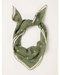 FatFace - Fatface Floral Spot Printed Square Scarf - Lyst