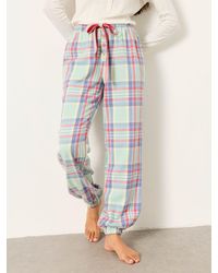 FatFace - Harper Check Cuffed Pyjama Bottoms - Lyst