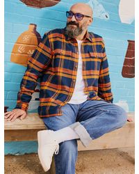 FatFace - Kaber Long Sleeve Relaxed Fit Check Shirt - Lyst