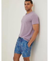 FatFace - Fatface Trevose Patchwork Swim Shorts - Lyst