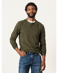 FatFace - Woodside Long Sleeve Henley Top - Lyst