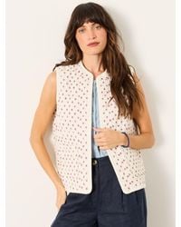 FatFace - Petite Floral Waistcoat - Lyst