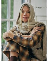 FatFace - Ribbed Hooded Scarf - Lyst